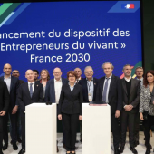 Lancement du dispositif "Entrepreneurs du Vivant". © Photo DR