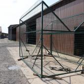La dernière cage, aujourd’hui finalisée, sera mise à disposition des agriculteurs du secteur de Bulgnéville, photo Marion Falibois.