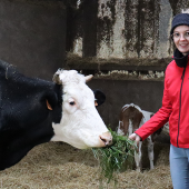 Clotilde Marcoult est la seule candidate à représenter le département des Vosges au concours Miss agricole France ! © Photo Marion Falibois