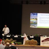 Damien L’Huillier a présenté le projet collectif porté par la Chambre d’Agriculture des Vosges ©Marion FALIBOIS