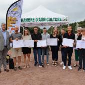 Les médaillés du CGA 2023 ont reçu leurs distinctions des mains des élus de la Chambre d’Agriculture des Vosges ©Amandine Marulier