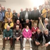 La délégation des anciens exploitants du Grand Est. Photo Céline Barthélémy