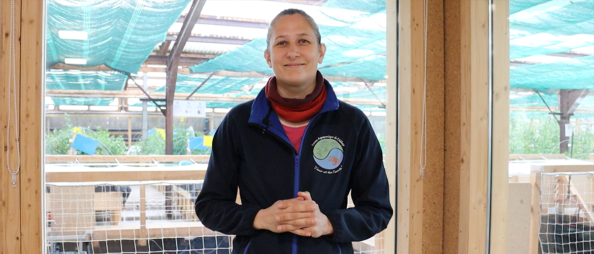 Noémie Charpentier a créé la ferme aquaponique de l’Abbaye en 2019. Photo Mélanie Becker