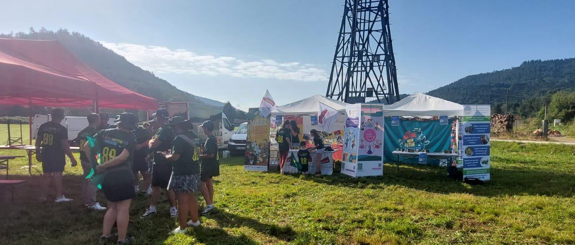 Le Tour de France est aussi une opportunité pour promouvoir les métiers agricoles auprès du grand public ©FNSEA.