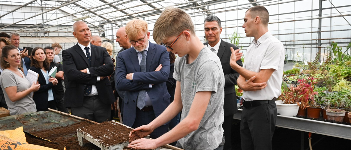 déplacement de Marc Fesneau au Campus Vert d'Azur d'Antibes et du Campus Provence verte de Saint-Maximin ©Photo DR