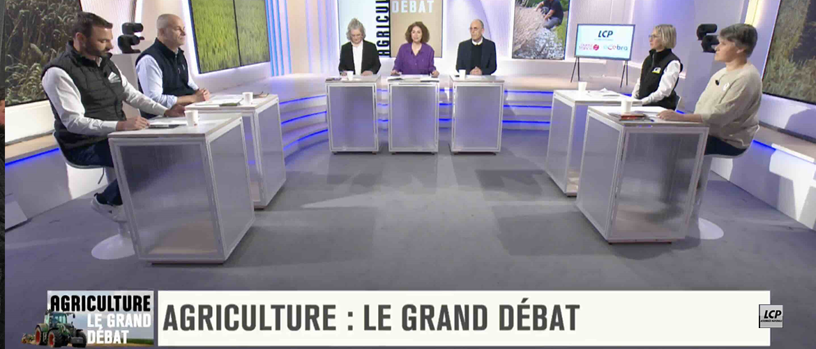 Agriculture, le grand débat : sur la Chaîne Parlementaire-Assemblée nationale le 13 janvier 2025. © Photo LCP