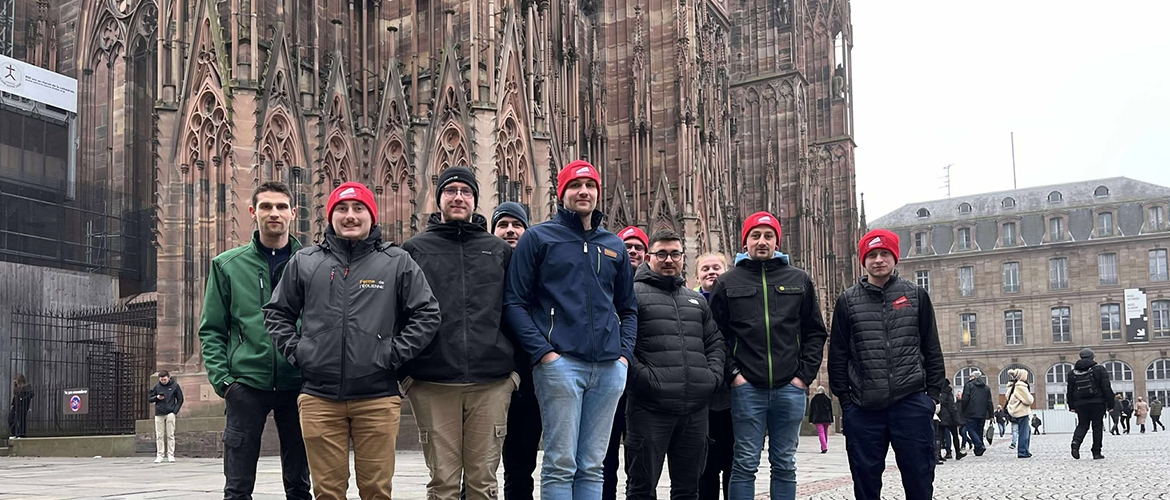 La section de JA Bulgnéville s'est rendue en Alsace fin janvier.  © Photo JA Bulgnéville