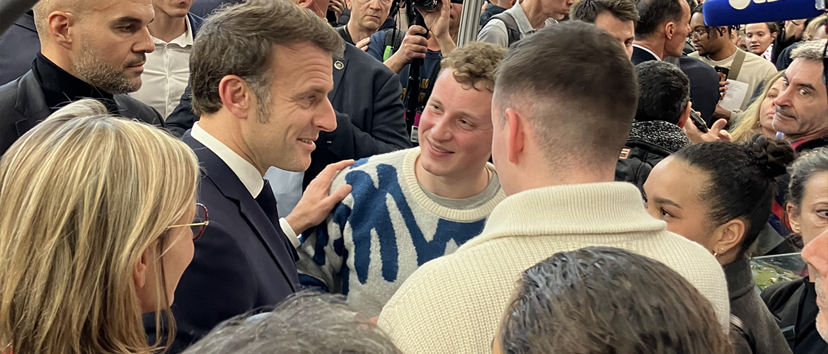 SIA 2025 : rencontre Emmanuel Macron-JA. © Photo Actuagri SIA 2025 : rencontre Emmanuel Macron-JA. © Photo Actuagri