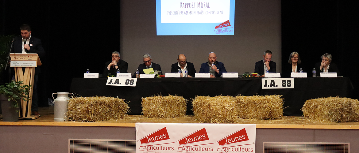 (De G. à D.) Germain Blaise, Jérôme Mathieu, Daniel Gremillet, Philippe Clément, Nicolas Lallemand, Stéphane Viry, Martine Bouillat et Valérie Michel-Moreaux. © Photo Marion Falibois