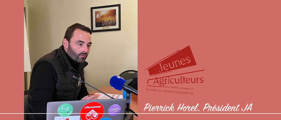 Pierrick Horel, président JA © Photo Actuagri