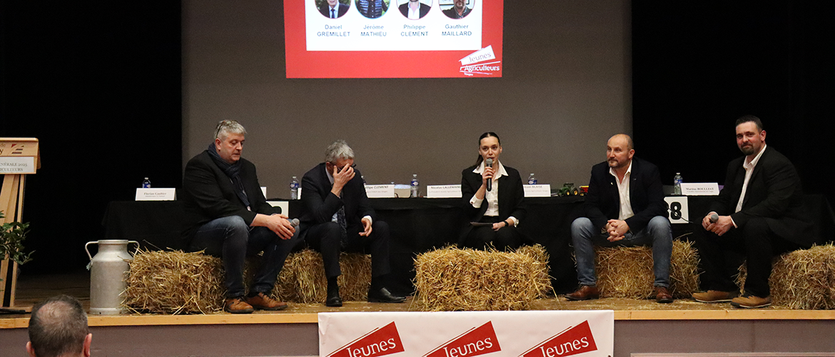 (De G. à D.) Jérôme Mathieu, Daniel Gremillet, Sandra Hoffner, Philippe Clément et Gauthier Maillard. © Photo Marion Falibois