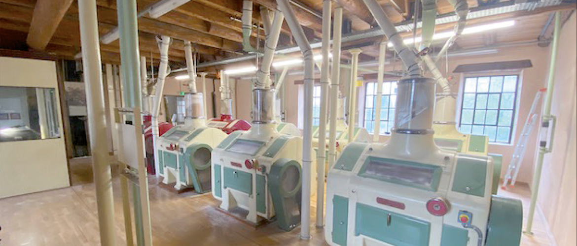Cylindres d’extraction de la farine du Moulin de Sarralbe. © Photo DR
