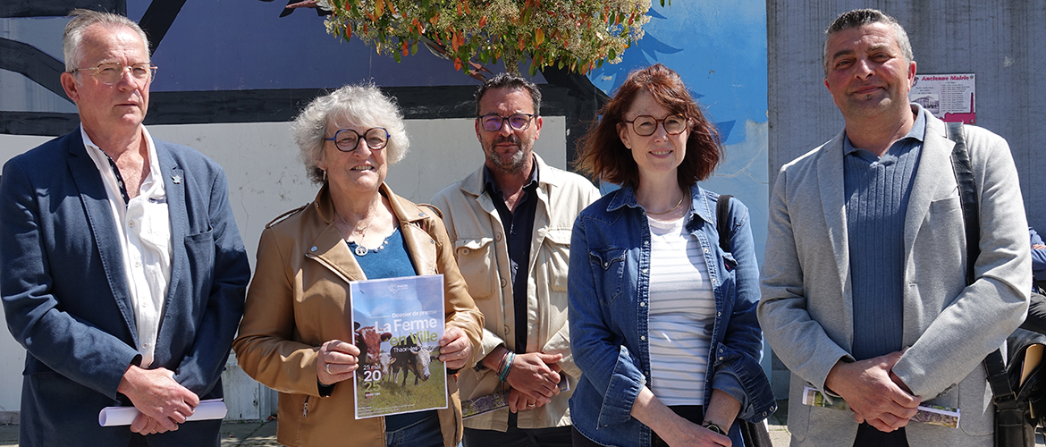 Un point presse a été organisé pour présenter la première édition de la ferme en ville à Thaon-les-Vosges. © Photo Ville de Thaon-les-Vosges Un point presse a été organisé pour présenter la première édition de la ferme en ville à Thaon-les-Vosges. © Photo Ville de Thaon-les-Vosges