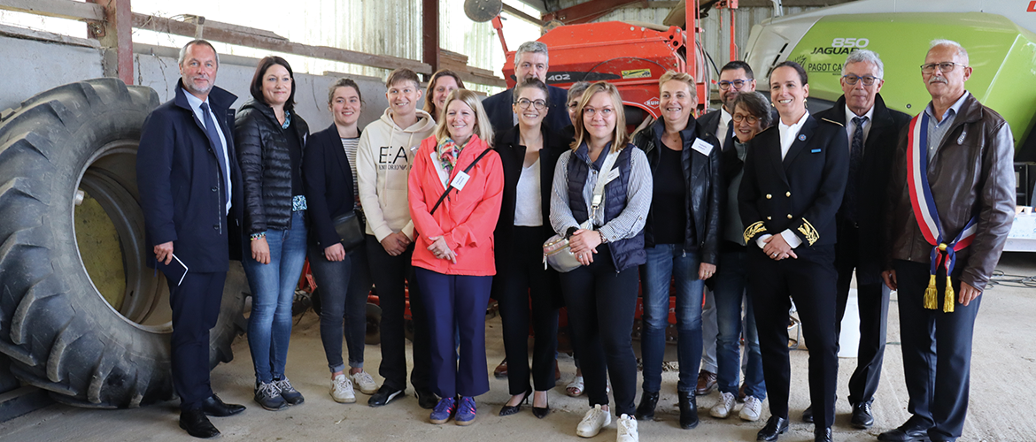 8 professionnelles des filières agricole et agroalimentaire sont venues partager la réalité de leurs métiers © Photo Aline Aubry