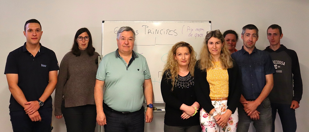 Au cours de l’année, Frédéric Zimmer rencontre de nombreux stagiaires. © Photo Mélanie Becker