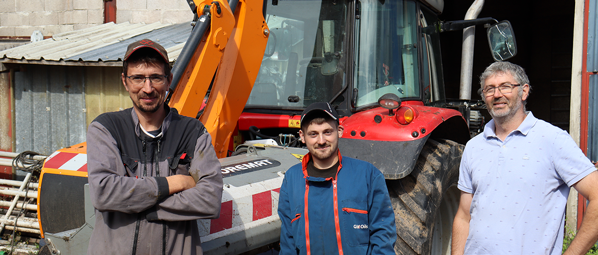 (De G. à D) Damien Thiriet, Quentin Cuny et Edouard Ferry. © Photo Marion Falibois