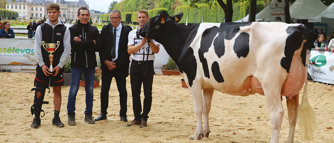 Rasberry, du Gaec Harmand Peltre à Guermange (Moselle), grande championne de Lunéville. © Photo DR