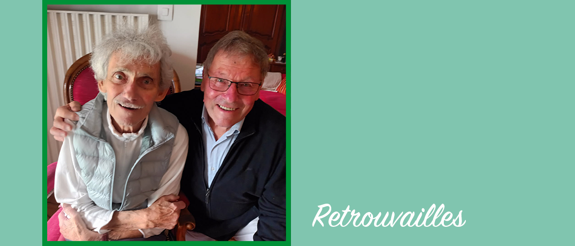 Christian Desboeufs et Alain Lecler lors de leurs retrouvailles, à Annecy, en septembre 2025. © Photo DR