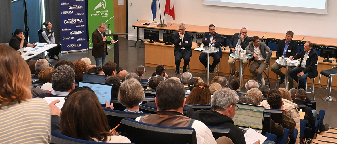 La CRAGE a organisé une conférence à Nancy sur le sujet de la souveraineté alimentaire. © Justine JORIS