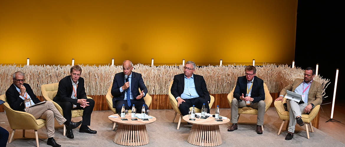 (de G. à D.) : Franc Laborde, Franck Sander, Arnaud Rousseau, Éric Thirouin, Benjamin Lammert et Geoffroy d’Évry. © Justine JORIS