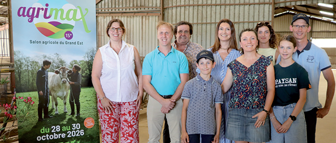 Les organisateurs et partenaires d’Agrimax ont dévoilé les contours de la prochaine édition, le 7 juillet, à Chazelles-sur-Albe. © Hélène FLAMANT