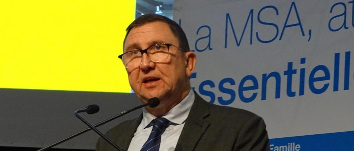 Première prise de contact grandeur réelle avec les adhérents pour le nouveau directeur général, Arnaud Huet. Photo : JL.Masson