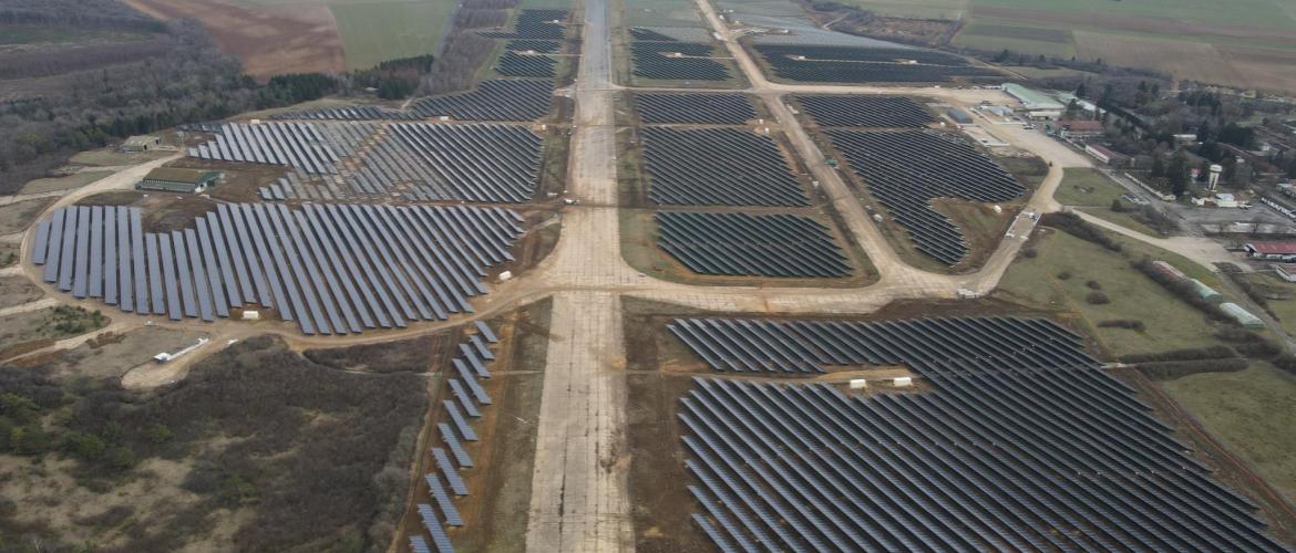 Le parc solaire de Marville dans la Meuse. (photos : RTE)