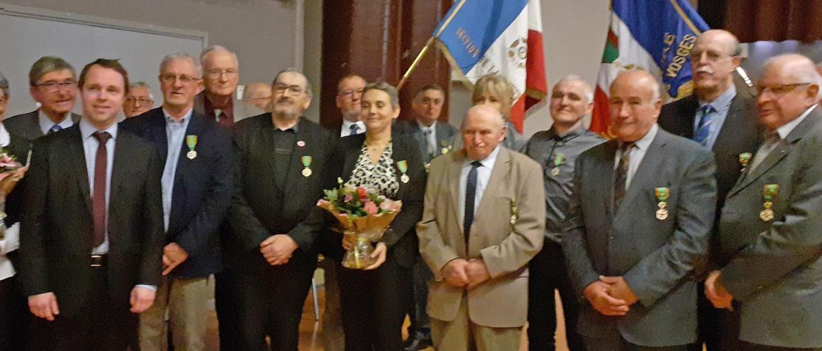 Six personnes ont reçu la médaille de l’Ordre du Mérite Agricole cette année ©AMOMA88