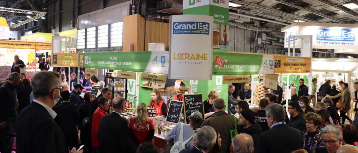 Sept producteurs étaient présents sur l’épicerie partagée «Je Vois la Vie en Vosges Terroir» photo Marion Falibois