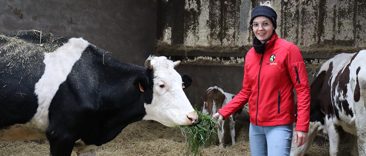 Clotilde Marcoult est la seule candidate à représenter le département des Vosges au concours Miss agricole France ! © Photo Marion Falibois