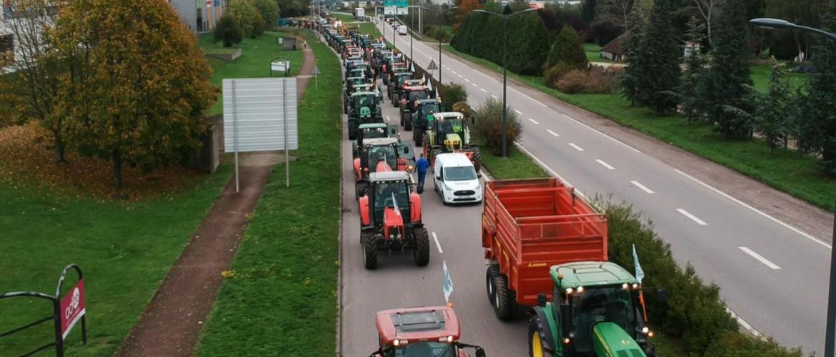 1.500 tracteurs sont attendus à Strasbourg le 30 avril. Photo : DR